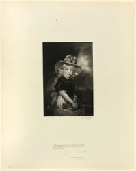 Princezna Sophia, dcera Jiřího III., ze starých anglických mistrů