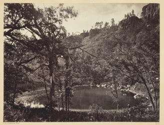 Jezero Apache, pohoří Sierra Blanca, Arizona