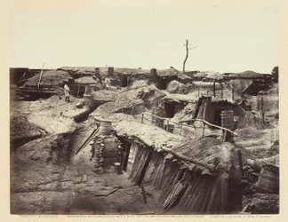 Ubytování mužů ve Fort Sedgwick