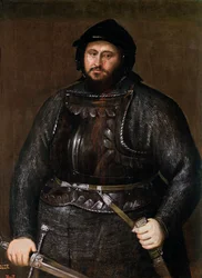 Jean-Frederic (Jean Frederic) Ier de Saxe dit le Magnanime - John Frederick I (1503-1554), saský kurfiřt par Tizian (1488-1576)