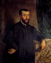 Portrét Andrewa Vesalia (1514-1564), anatoma a lékaře Karla V
