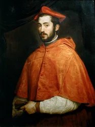 Portrét kardinála Alessandra Farnese, 1545-1546.