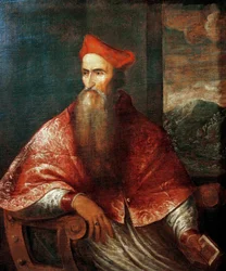 Portrét kardinála Pietra Bemba 1470-1547, 1545-1546.