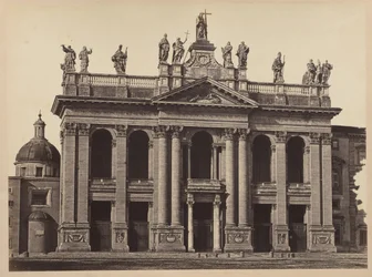 St. Jean de Lateran, Řím, c. 1860.