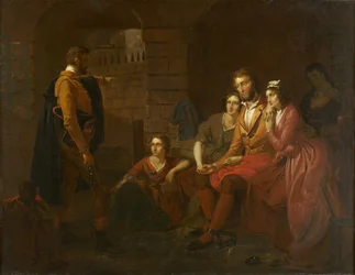Lafayette ve vězení v Olmütz, 1850