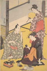 Kabuki a ca r Matsumoto prášek bílý doktor V, že? 1783.
