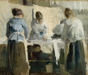Francouzské žehlení žen, 1889.