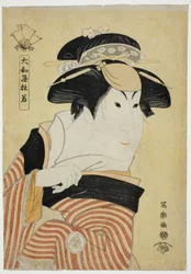 Yamatoya Tojaku (herec Iwai Hanshiro IV jako Otoma, dcera Ohina z Inamuragasaki v Kamakura)