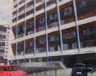 Místo k životu 46, 2012 (olej na překližce)