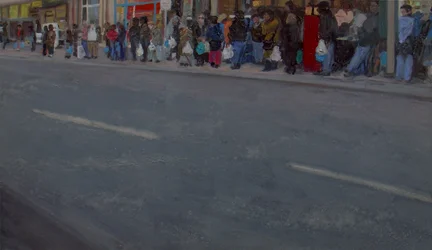 Konec dne, 2010 (olej na plátně)