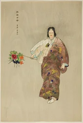 Hibari-jama, ze série "Sto dramat (Nogaku hyakuban)"