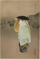 Sotoba Komači, ze série "Sto no dramat (Nogaku hyakuban)"