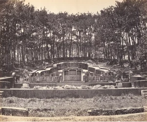 Mandarin Grave ve Foochow, ca. 1869.