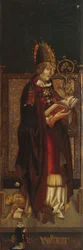 Svatý Valentýn, asi 1500-1525 (olej na desce)