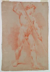 Kresba, Studie aktu, asi 1750