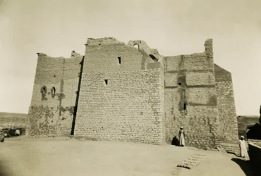 Klášter svatého Simeona, Asuán, Egypt, fotografie Ugo Monneret de Villard