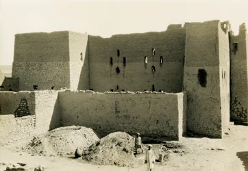 Klášter svatého Simeona, Asuán, Egypt, fotografie Ugo Monneret de Villard