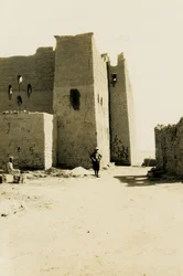 Klášter svatého Simeona, Asuán, Egypt, fotografie Ugo Monneret de Villard