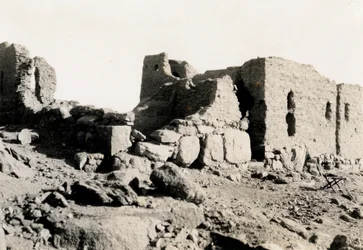 Ruiny na ostrově Bigeh, Egypt, fotografie Ugo Monneret de Villard