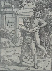 Herkules a Antaeus, ca. 1517-18.