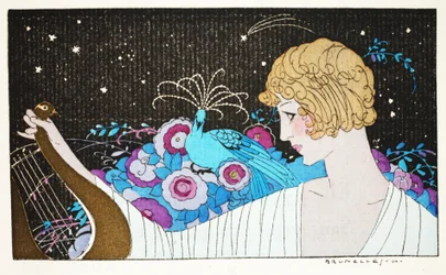 Mademoiselle P..de Courcy (tisk šablony)