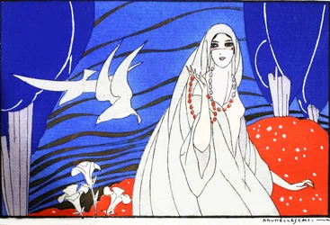 Arabské noci (pochoir print)