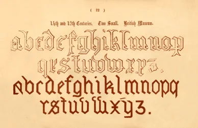 14. a 15. století. Dvě malé. Britské muzeum, 1862