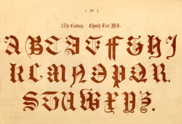17. století. Kostelní text MS., 1862
