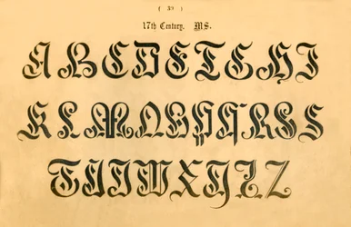 17. století. MS, 1862