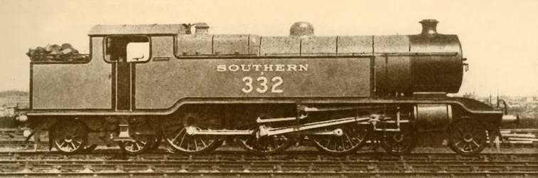 4-6-4 Baltic Tank Engine, Southern Railway, 1930.