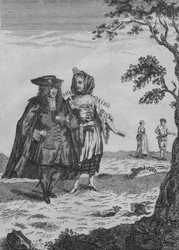 Purkmistr a jeho žena, konec 17.-začátek 18. století
