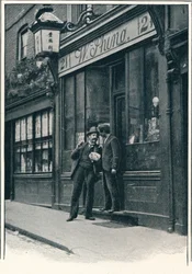 Čínský obchod, Limehouse, Londýn, c1900 1901