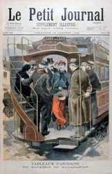 Francouzský voják doma z Madagaskaru, 1896