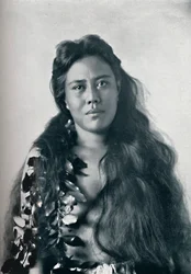 Tanečnice Hula, Honolulu, Havaj, 1902