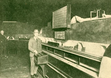 Model poštovního metra, 1930.