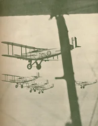 Eskadra královského letectva létající ve formaci, 1927