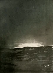 Výbuch páry na Mount Bird, c1908, 1909.