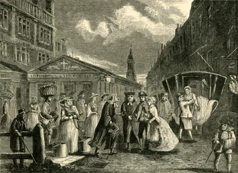 Svatba ve flotile, c1740, c1872.