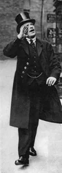 Beadle volající hodiny, Ely Place, Londýn, 1926-1927