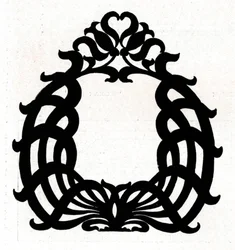 Návrh na rám obrazu s názvem Sixpence, 1898