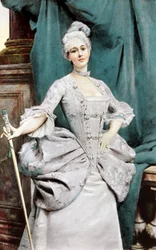 Hodná dáma doby Ludvíka XV., 1889