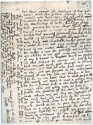 Dopis panu Storie od Olivera Cromwella, St Ives, 11. ledna, 1635-1636, 1899