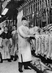 Nosič masa, Smithfield Market, Londýn, 1926-1927