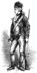 Skutečný americký puškař, c1776-1780 c1880