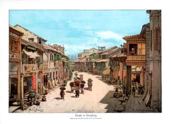 Ulice v Hong Kongu, 1900