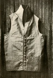 Vesta, kterou nosil hrabě Lemcke, c1798, 1937.