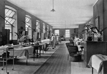 Oddělení v nemocnici Guys, Southwark, Londýn, 1904