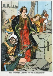 Agnes, hraběnka z Dunbaru 1312-1369, známá jako Černá Agnes, 1338 začátek 20. století