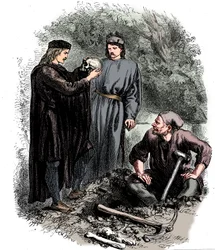 Běda, chudák Yoricku! Znal jsem ho, Horatio, c1850