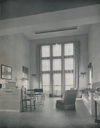 Alexander B. Trowbridge - Interiér chaty postavené pro pana L. Corrina Stronga, 1933